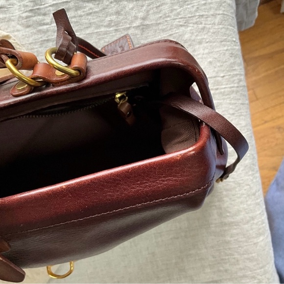 OLD TREND Genuine Leather Doctor Satchel Bag, brown - Picture 10 of 17